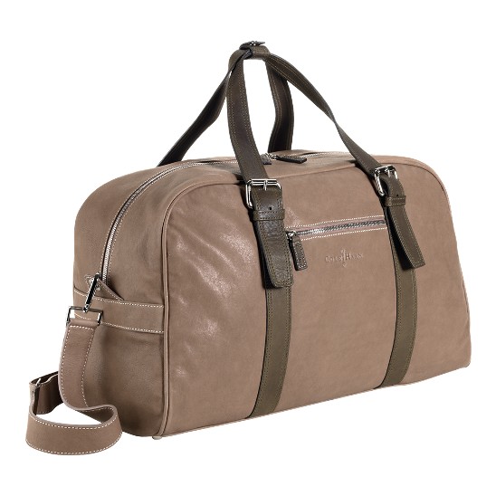 Cole Haan Trovato Weekender Taupe/Olive Outlet Online