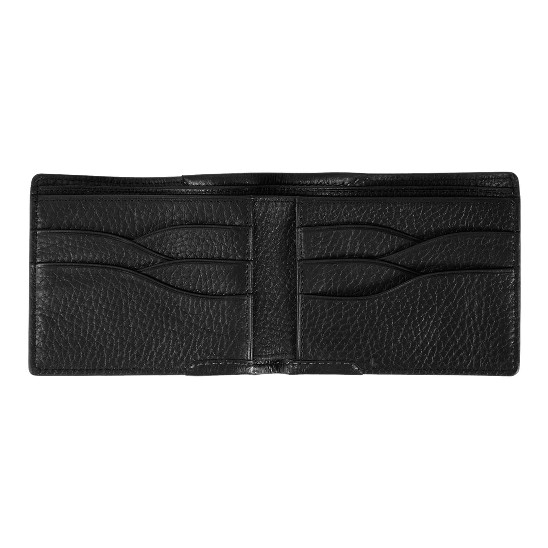 Cole Haan Merced Slim Wallet Black Grain Outlet Online