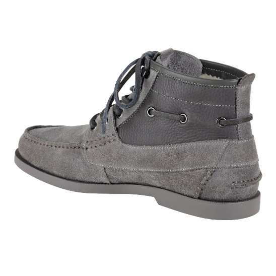 Cole Haan Air Yacht Club Boot Charcoal Suede/Charcoal Outlet Online