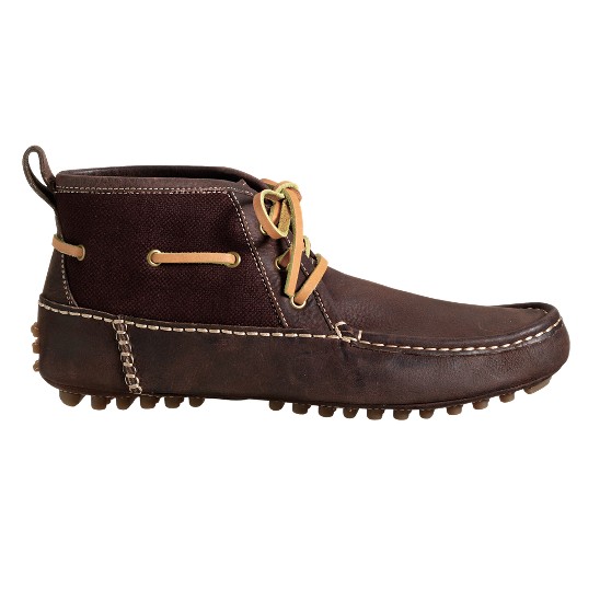Cole Haan Air Grant Moc Boot Dark Chocolate/Dark Chocolate Canvas Outlet Online