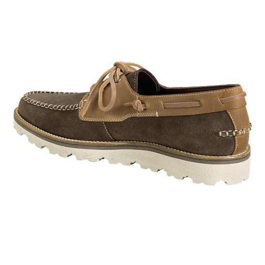 Cole Haan Air Bretton Boat Grey Suede/Tan Outlet Online