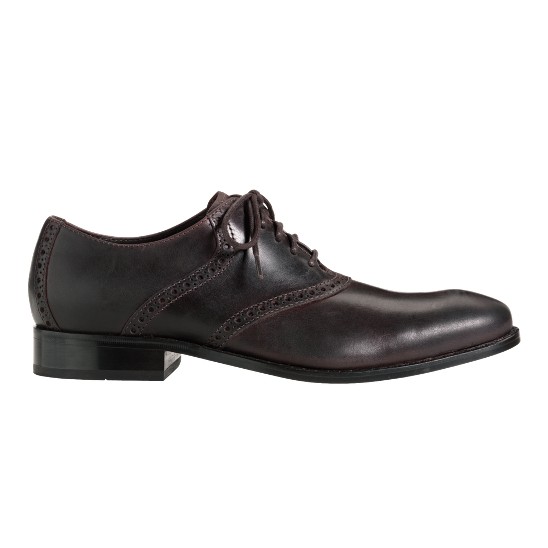 Cole Haan Air Colton Saddle Oxford Chocolate Brown Outlet Online