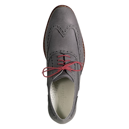 Cole Haan Air Colton Casual Wingtip Oxford Iron Textured Outlet Online