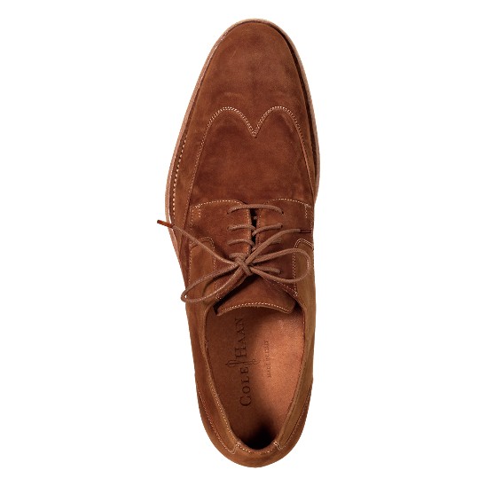 Cole Haan Vincenti Wingtip Oxford Henna Suede Outlet Online