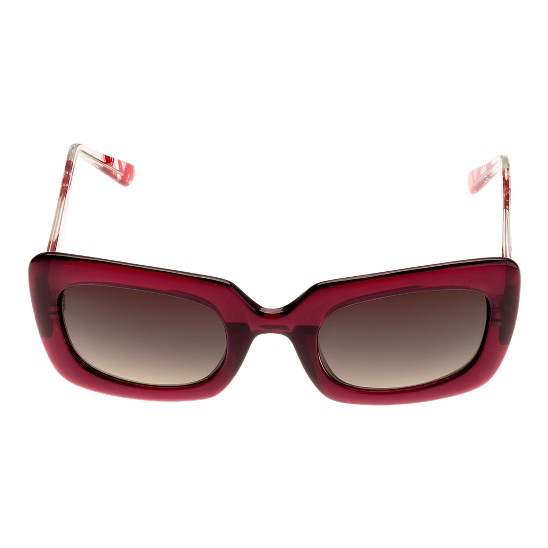 Cole Haan Bold Rectangle w/Logo Sunglasses Red Outlet Online