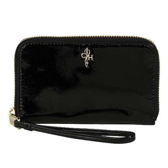 Cole Haan Jitney Electronic Wristlet Black Patent Outlet Online
