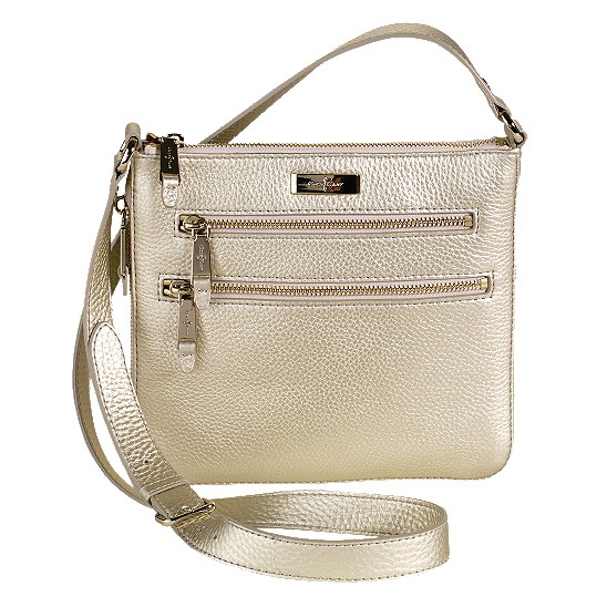 Cole Haan Village Sheila Crossbody White Gold Outlet Online