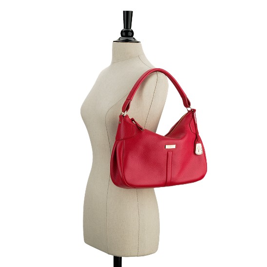 Cole Haan Village Small Rounded Hobo Tango Red Outlet Online