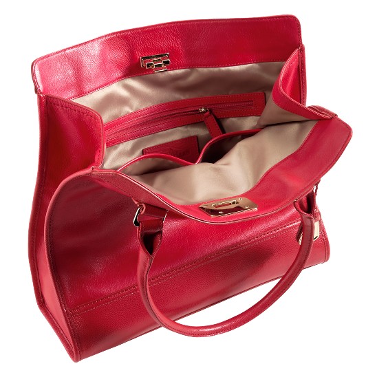 Cole Haan Vintage Valise Kendra Tote Tango Red Outlet Online