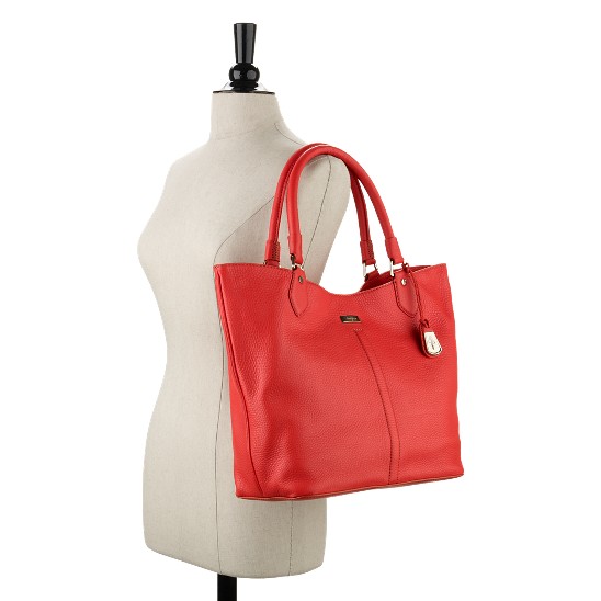 Cole Haan Village Serena Large Tote Spicy Orange Outlet Online