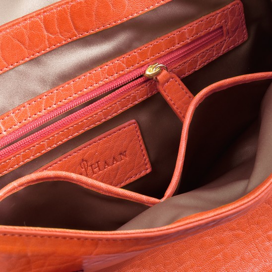 Cole Haan Brooke Small Flap Tote Spicy Orange Outlet Online