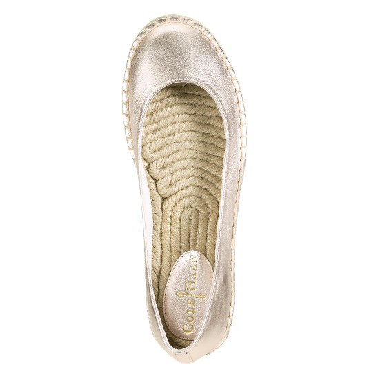 Cole Haan Aimee Ballet Soft Gold Metallic Outlet Online