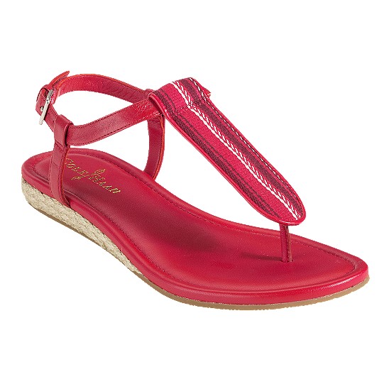 Cole Haan Molly Flat Sandal Tango Red/Tango Red Multi Webbing Outlet Online
