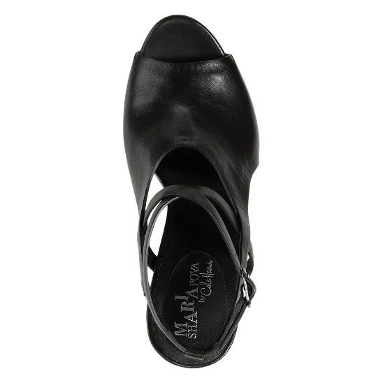 Cole Haan Air Gilda Open Toe Wedge Black Outlet Online