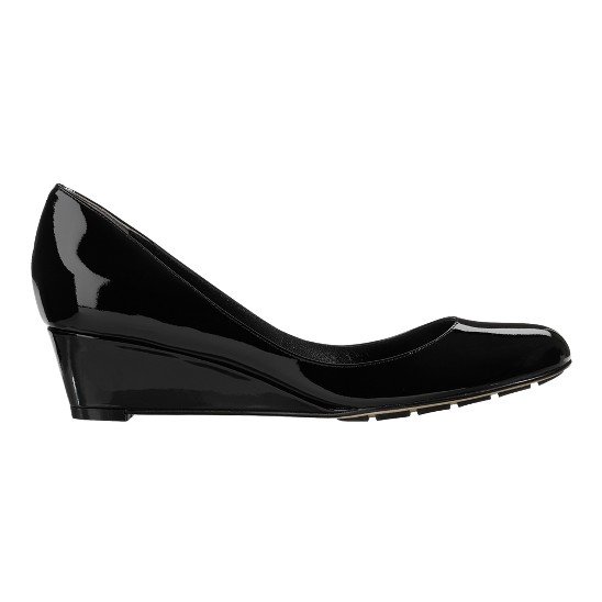 Cole Haan Air Talia Wedge 40 Black Patent Outlet Online
