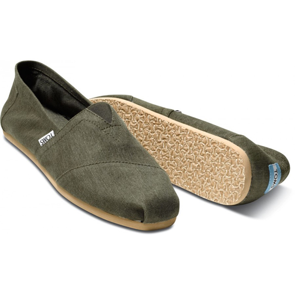 Toms Earthwise Fall Green Men Classics Outlet Online