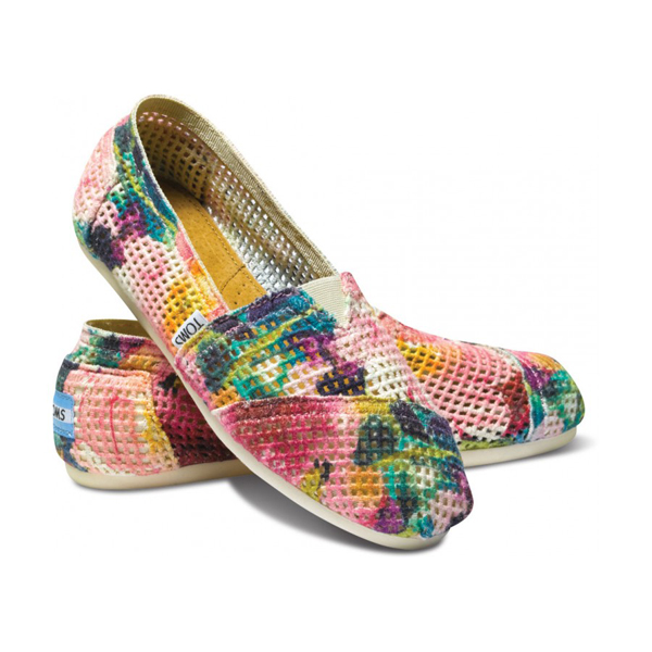 Toms Pink Printed Women Crochets Outlet Online