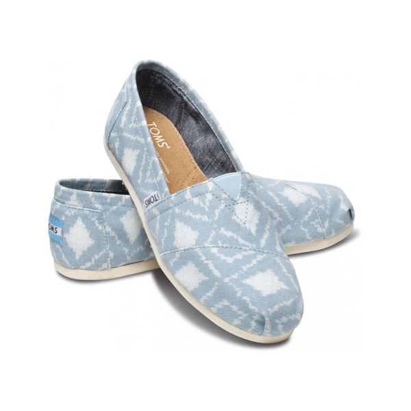 Toms TOMS Blue Ikat Women Classics Outlet Online