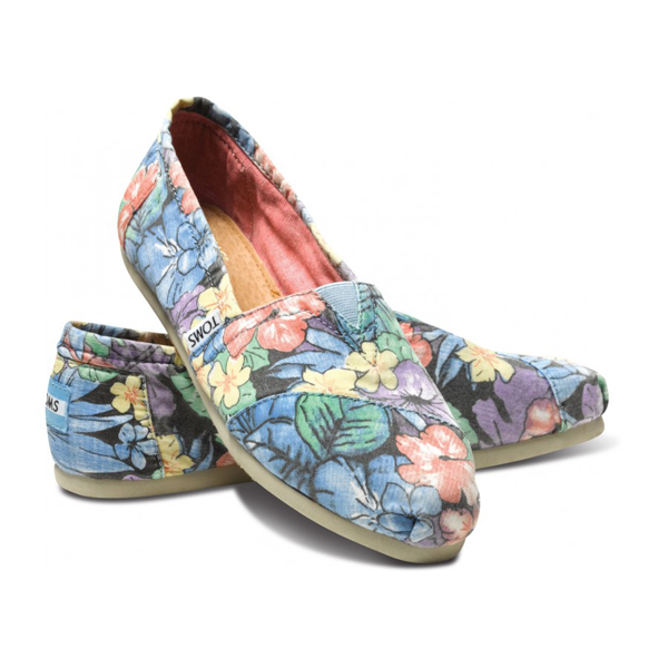 Toms Faded Tropical Women Classics Outlet Online
