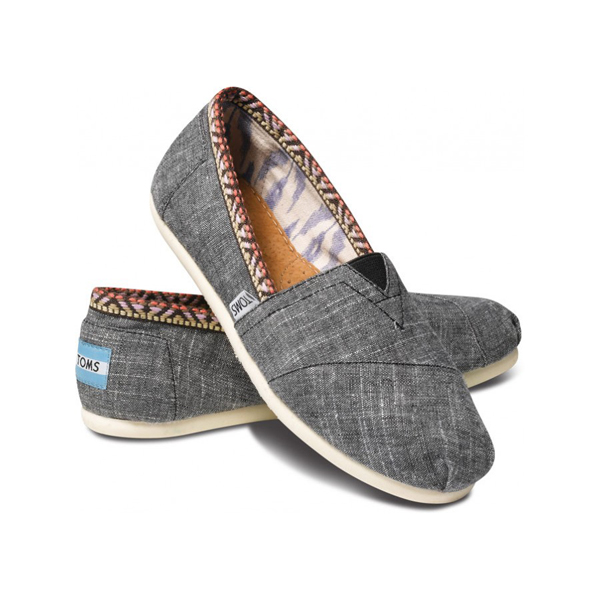 Toms Chambray Trim Women Classics Outlet Online