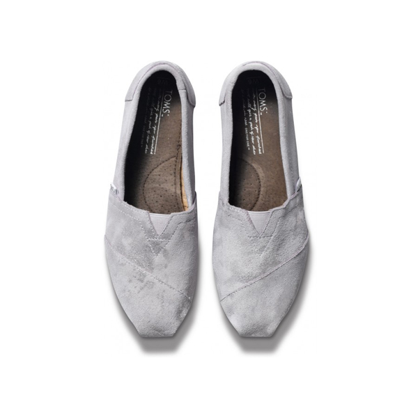 TOMS+ Grey Brushed Metal Women Classics Outlet Online